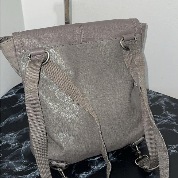 THE SAK Women's Ventura Leather Convertible Backpack Dark Gray AUTHENTIC - Picture 6 of 13